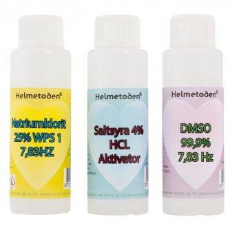 Natriumklorit 22.4%, Saltsyra 4% & DMSO